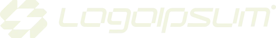 Logosum brand logo with stylized interconnected shape on the left.